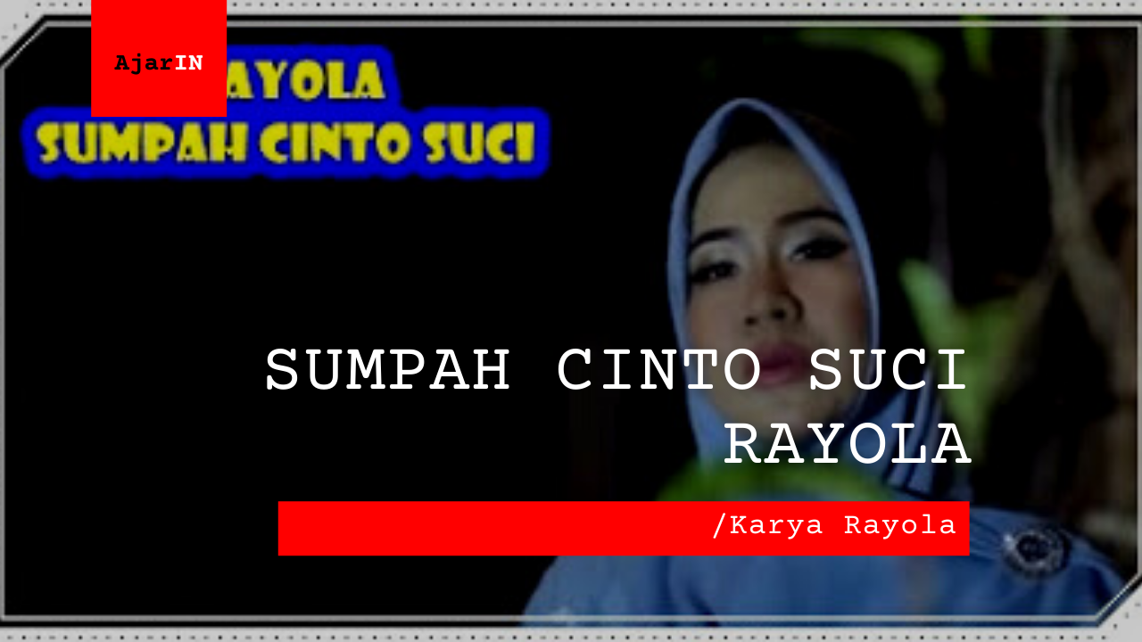 Bo Chord Rayola | Sumpah Cinto Suci (C)