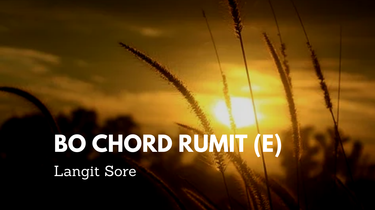 Chord Rumit Langit Sore E