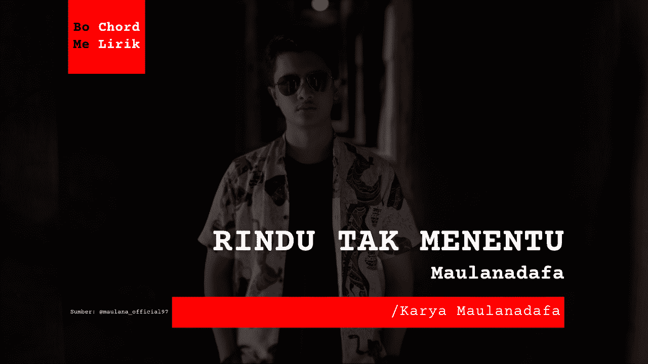 Bo Chord Rindu Tak Menentu | Maulandafa (F)
