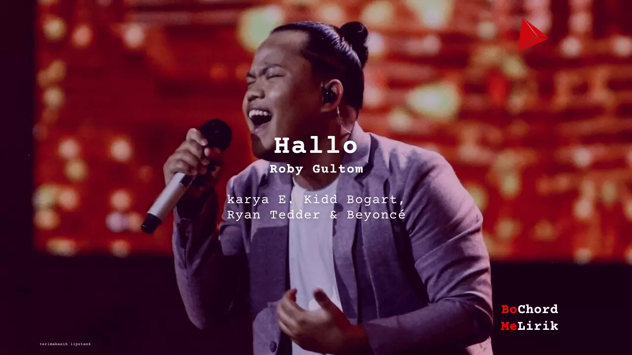 Bo Chord Halo | Roby Gultom (G) [Asli]