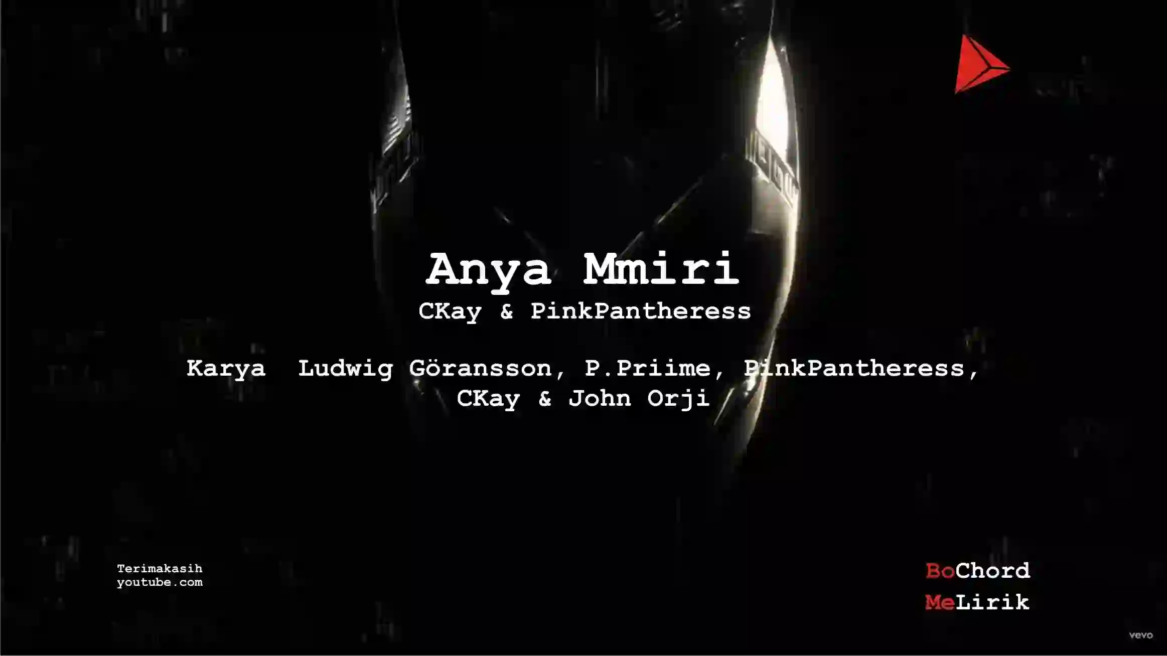 Bo Chord Anya Mmiri | Ckay & PinkPantheress (C)