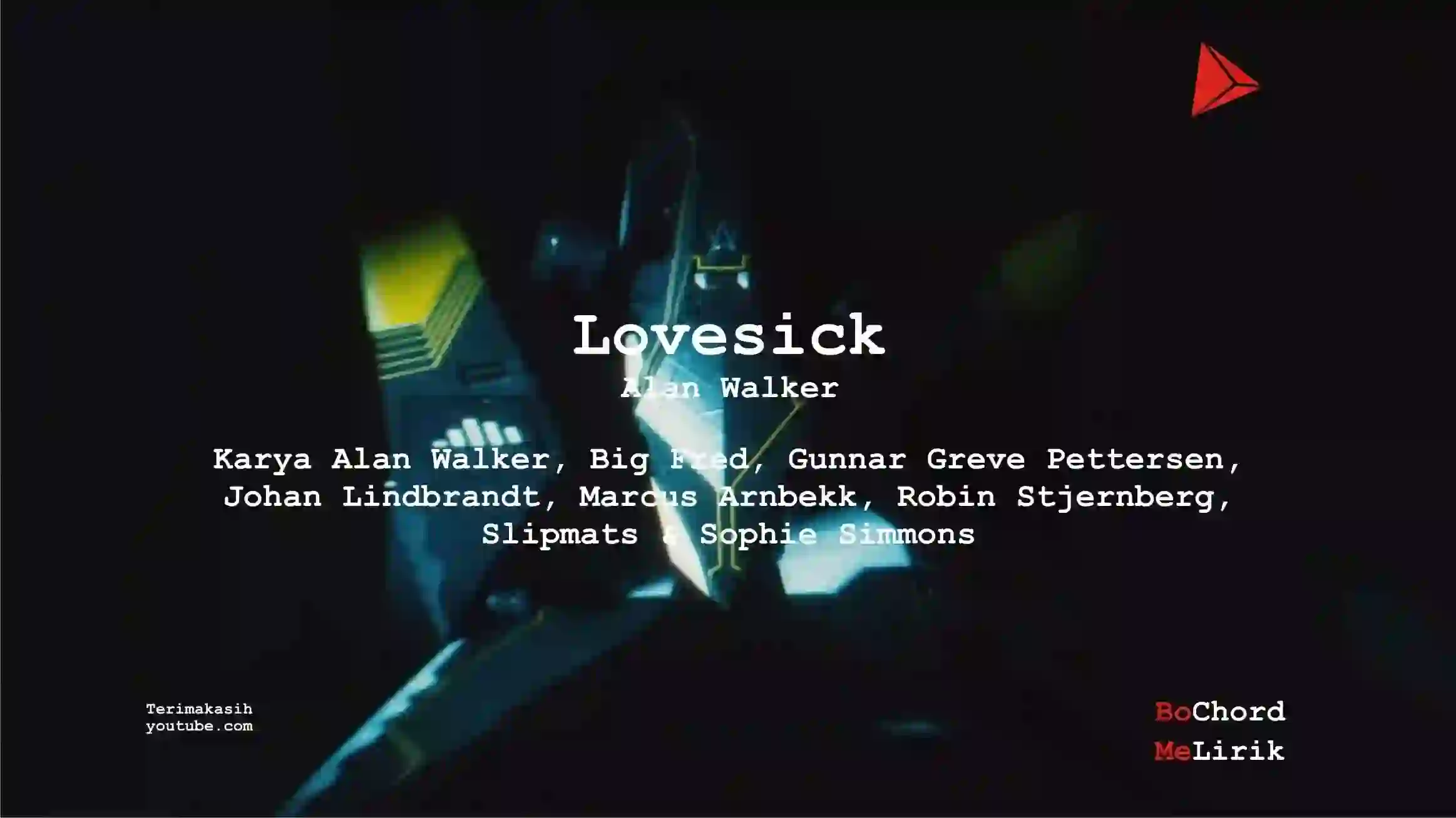 Me Lirik Lovesick | Alan Walker feat Sophie Simmons