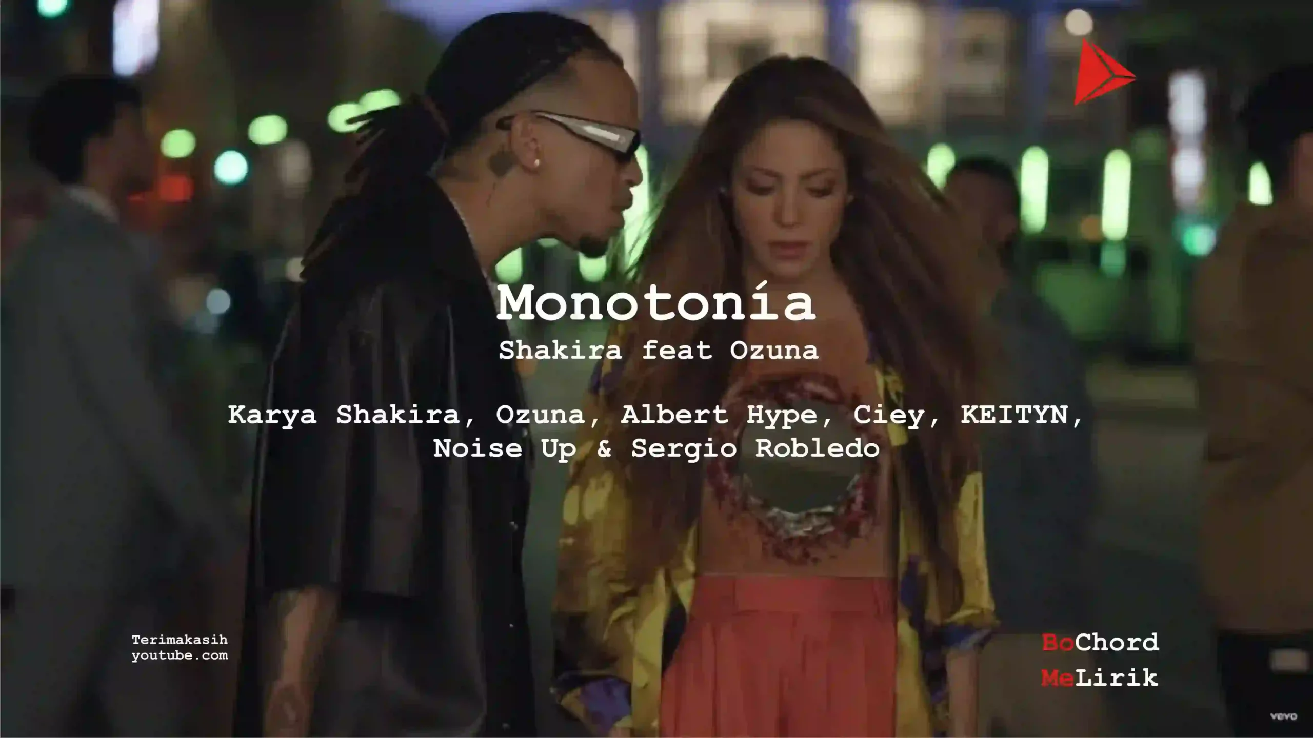 Bo Chord Monotonia | Shakira, Ozuna (D)