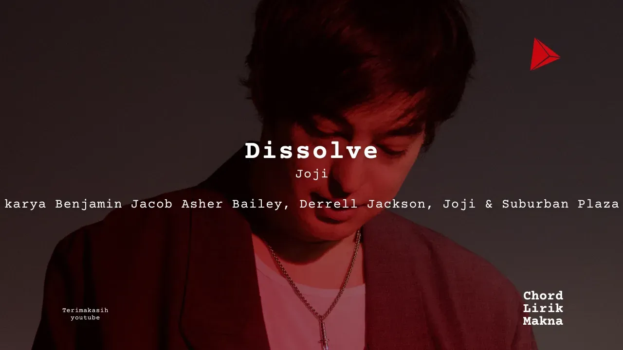 Lirik Dissolve · Joji