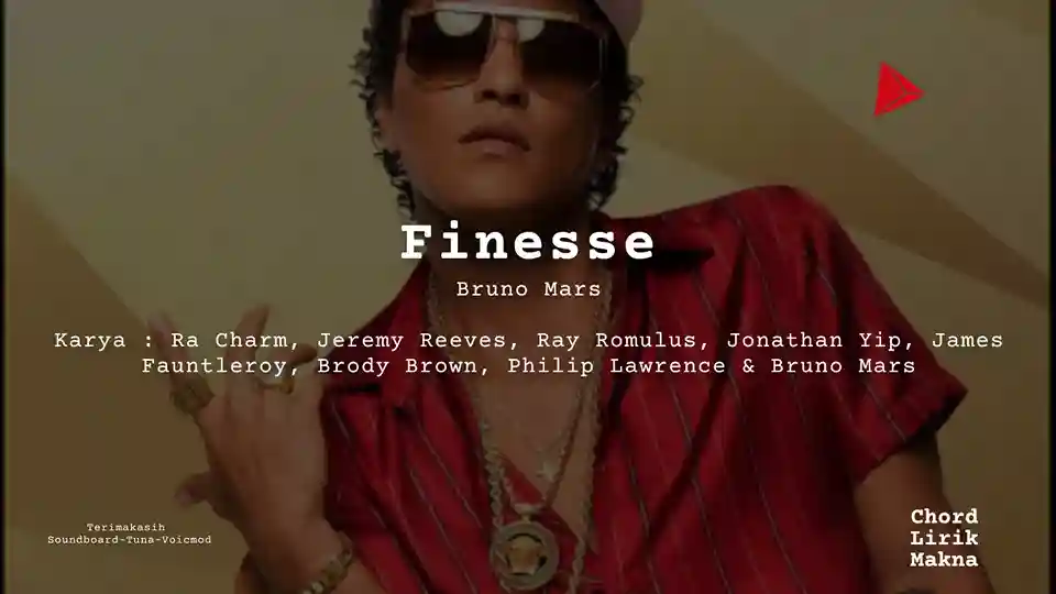 Lirik Finesse · Bruno Mars