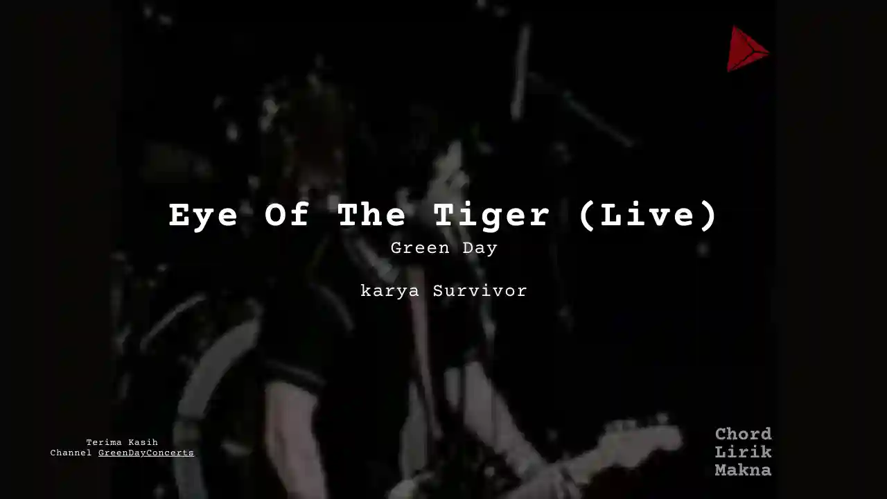 Chord Eye Of The Tiger (Live) · Green Day