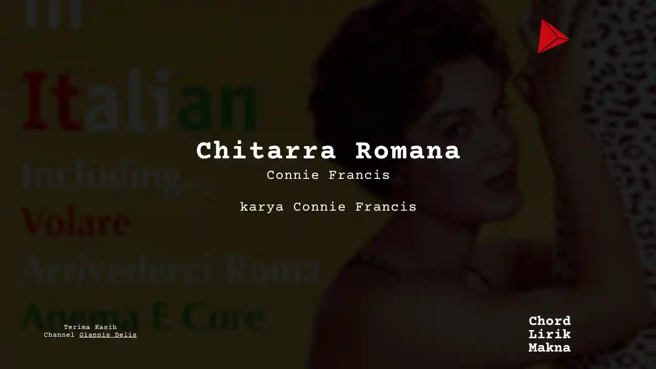 Chord Chitarra Romana · Connie Francis