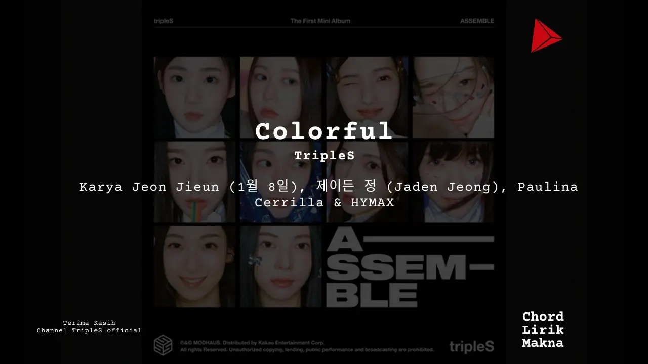 Lirik Colorful · tripleS, Chord Gampang & Makna Lagu Lengkap