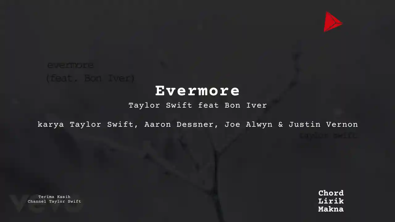 Chord Evermore · Taylor Swift feat Bon Iver