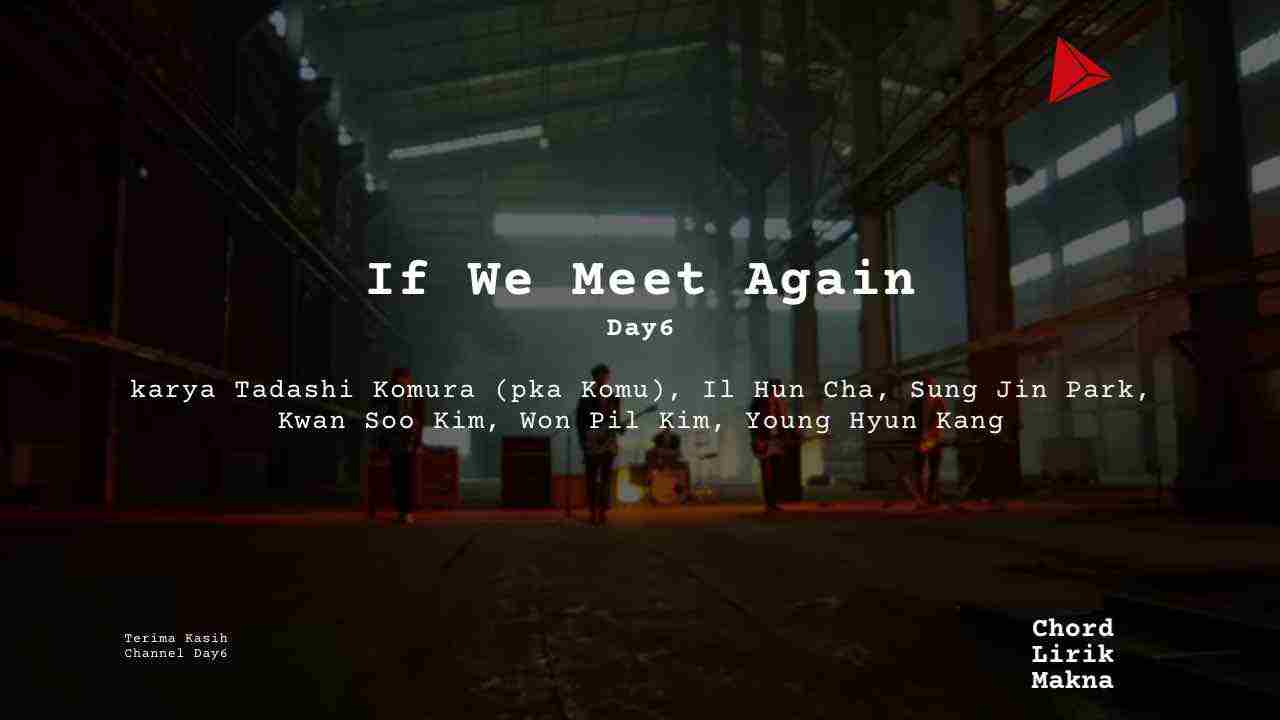 Chord If We Meet Again · DAY6