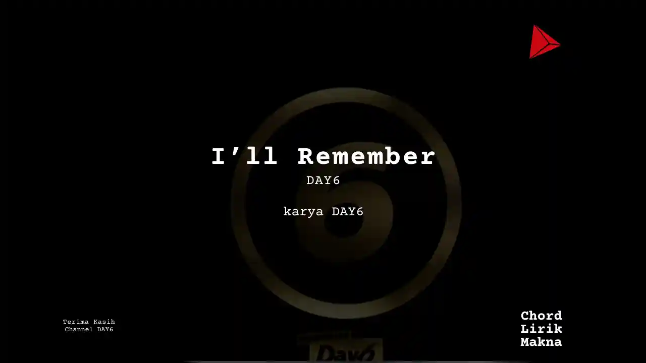 Chord I’ll Remember · DAY6