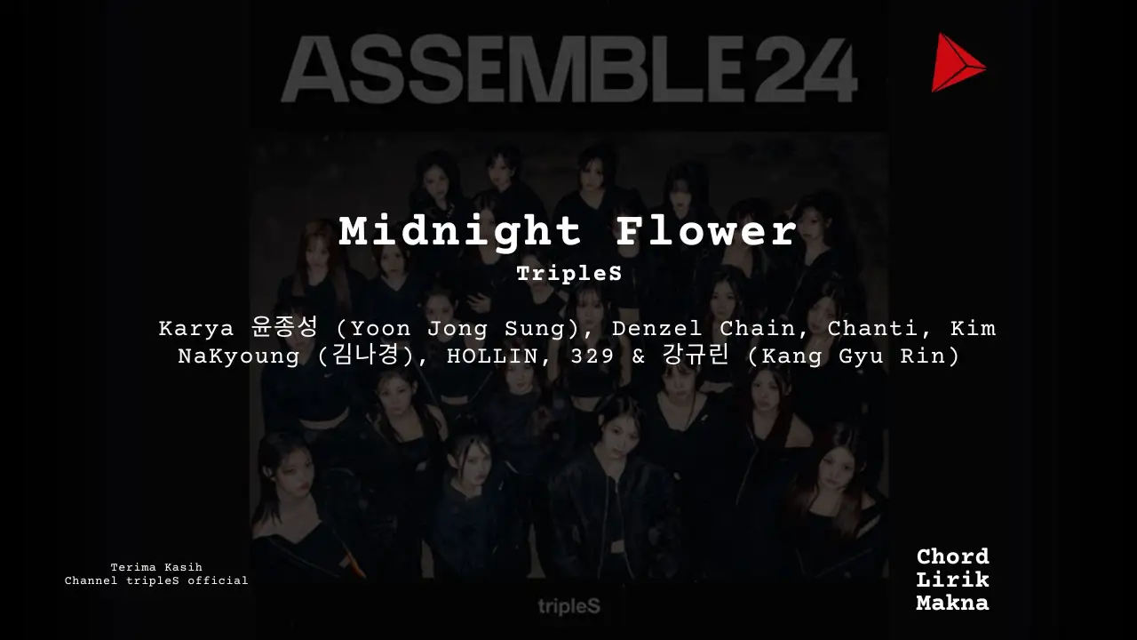 Chord Midnight Flower · tripleS