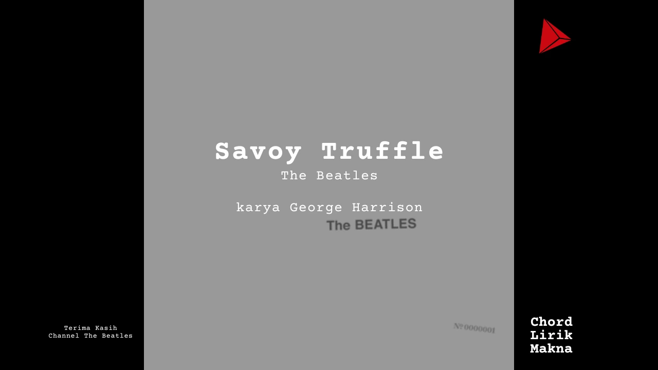 Chord Savoy Truffle · The Beatles