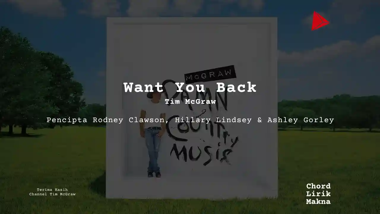 Chord Want You Back · Tim McGraw