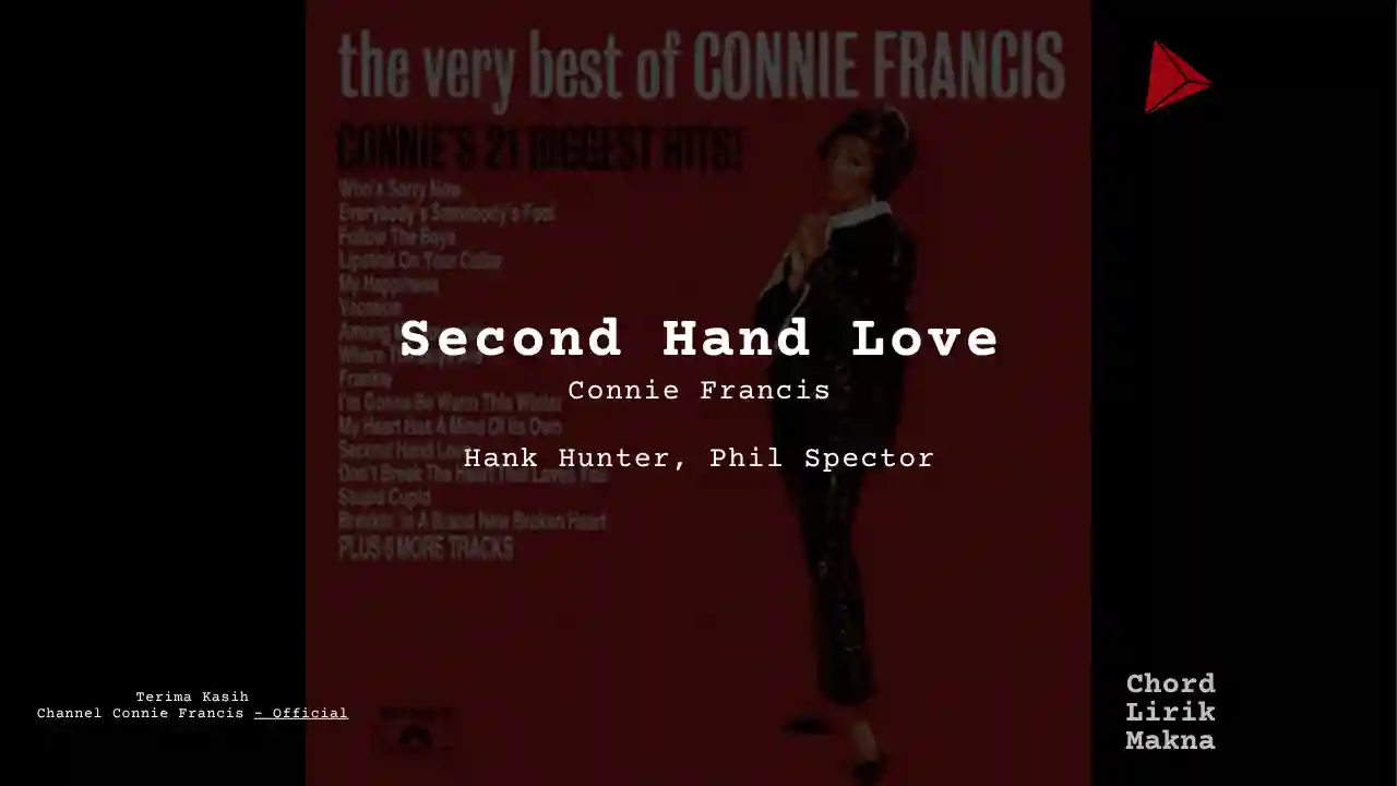 Chord Second Hand Love · Connie Francis