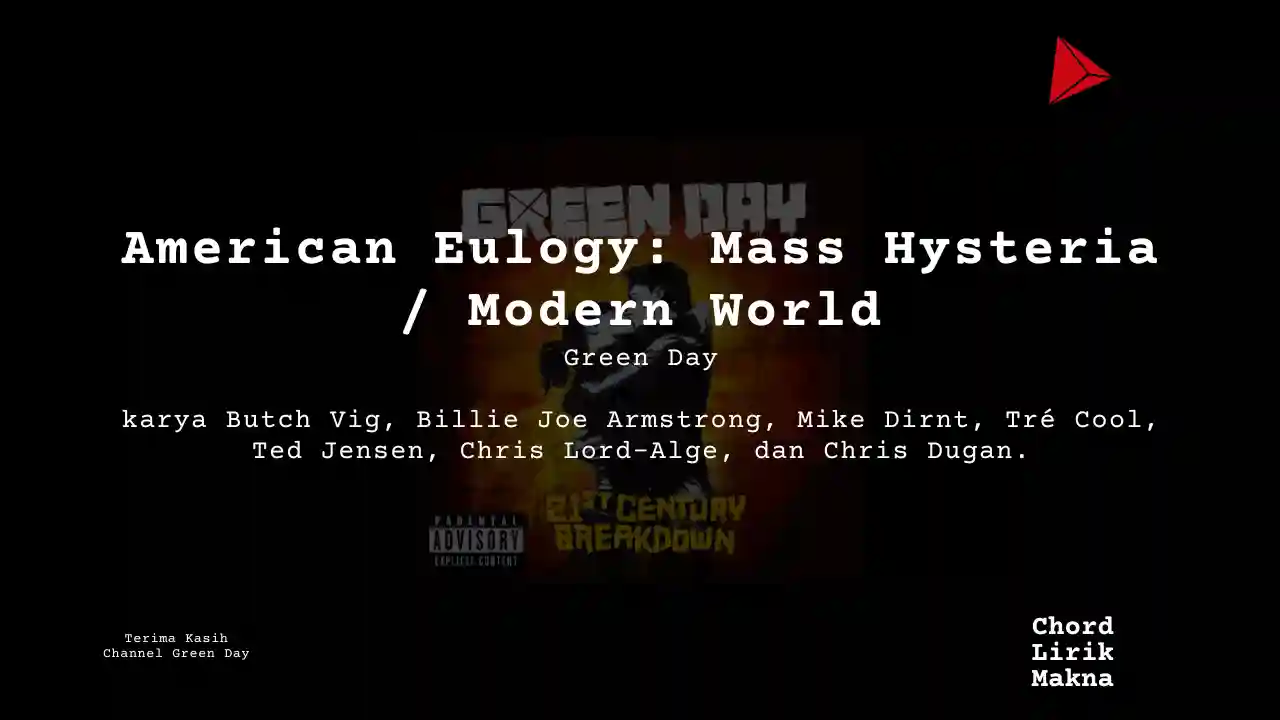 Lirik American Eulogy · Green Day, Chord Gampang & Makna Lagu Lengkap