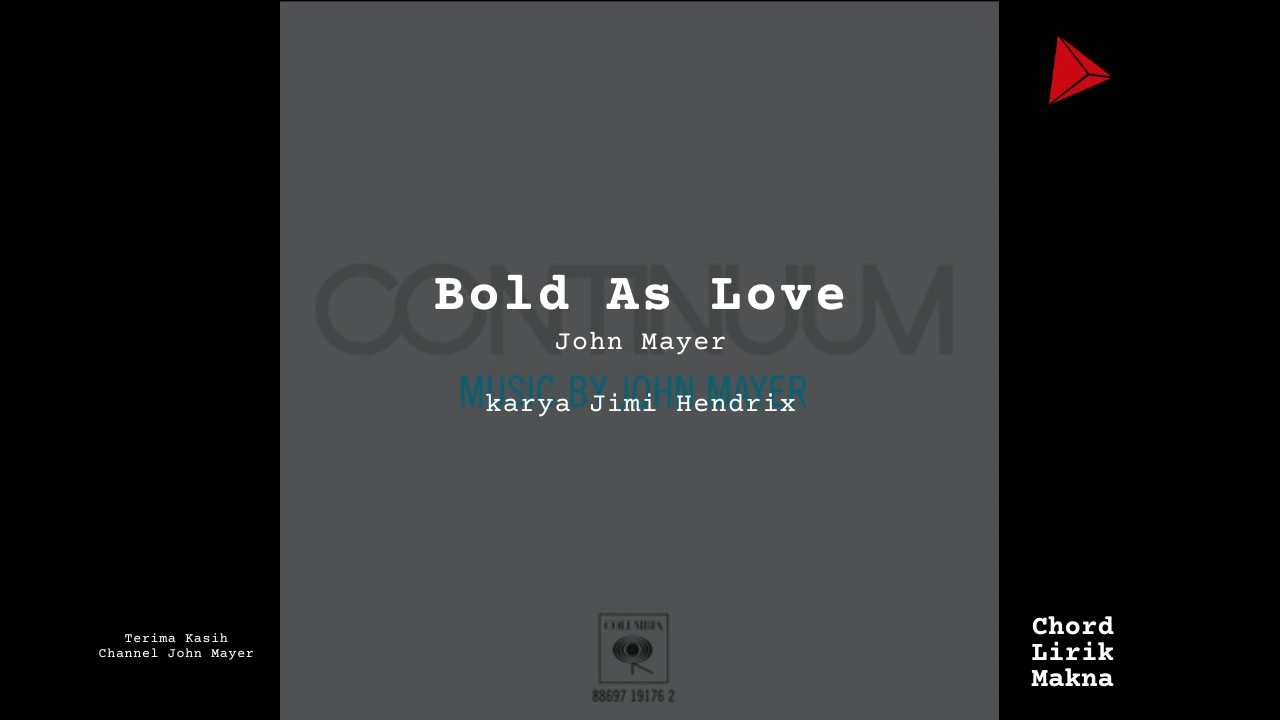 Chord Bold As Love · John Mayer