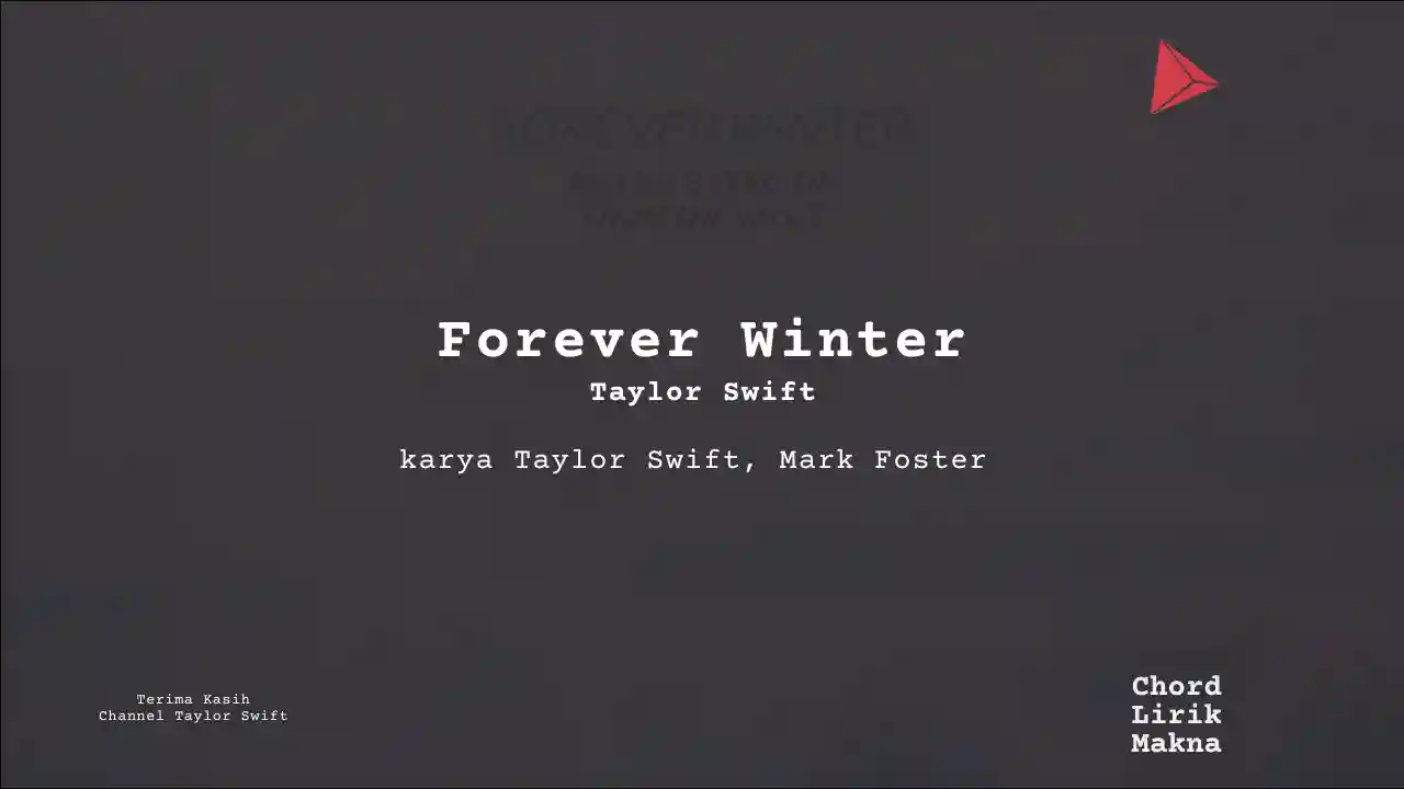 Chord Forever Winter · Taylor Swift